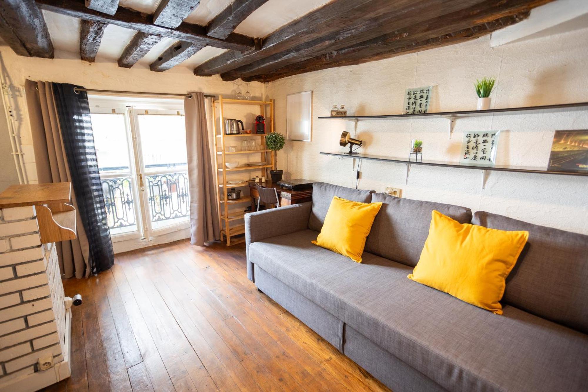 Studio Cosy Romantique En Plein Coeur De Paris Apartment Luaran gambar