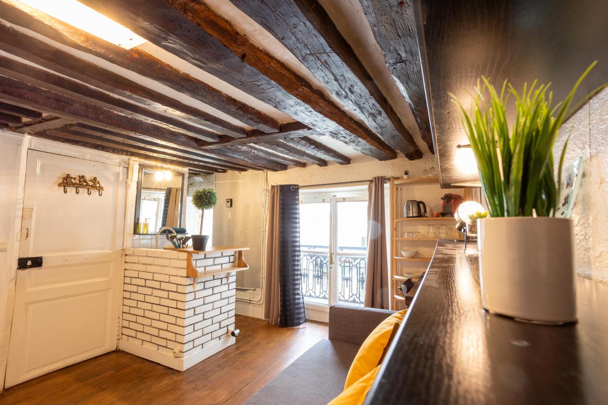Studio Cosy Romantique En Plein Coeur De Paris Apartment Luaran gambar